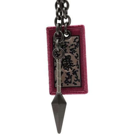 Naruto Kunai & Explosive Tag Unisex Sleutelhanger - meerkleurig - Standard