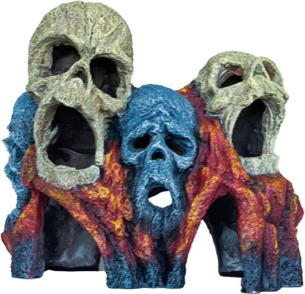 Superfish Deco Tiki Skull - Aquarium - Ornament - 13x21x16 cm