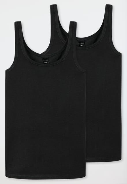 Tops, set van 2, zwart - 95/5 152