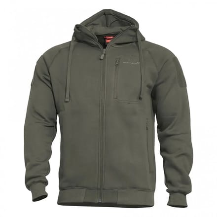 Pentagon Leonidas 2.0 Tactical Sweatshirt Met Rits Groen XL Man