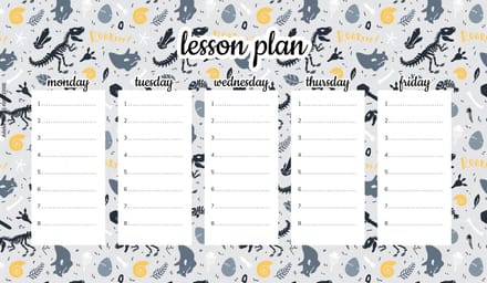 Wallvy - Magnetische Lesplan - 45x26cm - Personaliseerbaar - Toepasbaar op koelkast