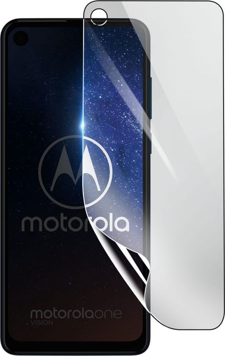 3mk, Geschikt voor Motorola One Vision, Schokbestendige Hydrogel Screenprotector, Transparant