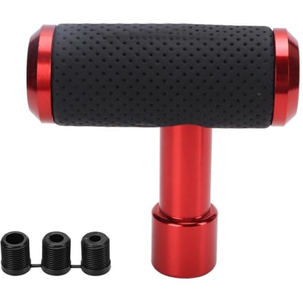 Auto Schakelpookknop T-vormig Universeel Handgeschakeld Automatisch Schakelpookknop (Rood) rood