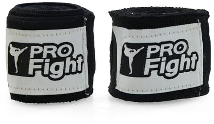 PROfight Verband Boks 4m Zwart