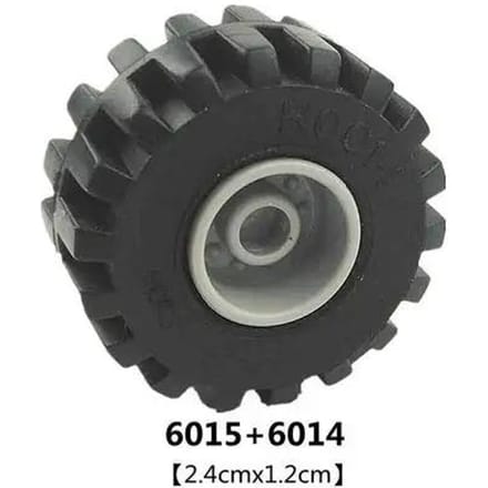 MOC High-Tech Wielnaaf met Band DO-IT-YOURSELF Blokjes Auto Vrachtwagen 44309 70695 15413 Bouw Constructie Blokken Compatibel Motorfiets Race gray