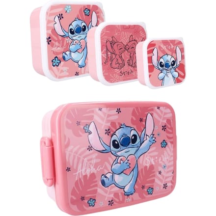 Lilo & Stitch lunchset; lunchbox en snackbox