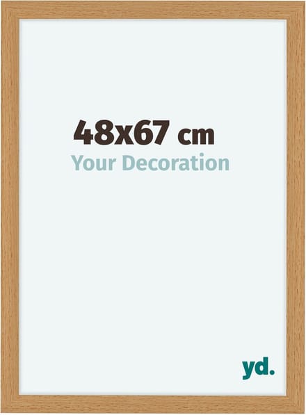 Your Decoration - Fotolijst 48x67 cm - MDF - Beuken - Como