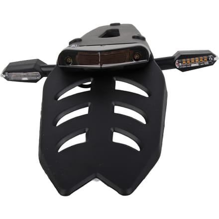 Multifunctioneel Motorlicht LED Motor Achterlicht Knipperlicht Aangepast Spatbord Achterlicht black