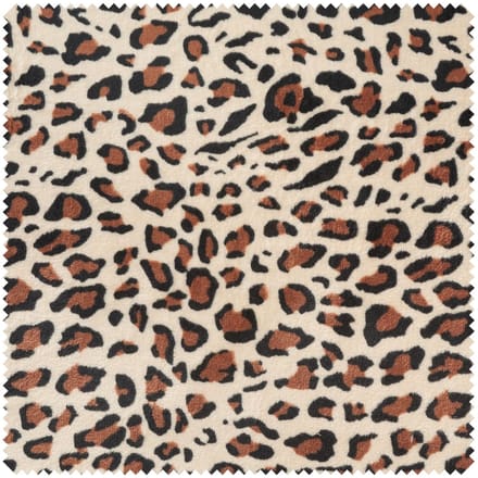 Fleece stof "Luipaard"