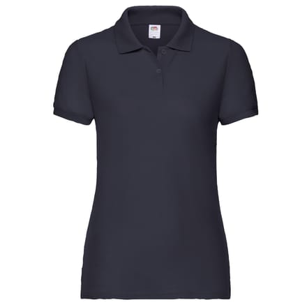 Fruit of the Loom Dames/Dames Lady Fit 65/35 Poloshirt (Deep Navy)