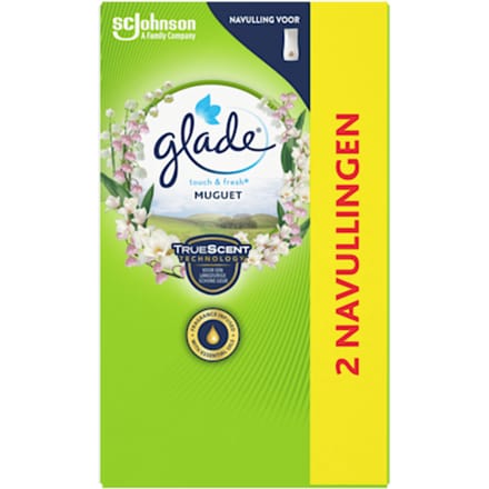 Glade Touch & Fresh Muguet twee navullingen 12 x 10ML