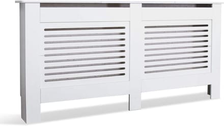 SAVI® Radiatorbekleding - Radiatoromkasting - Radiatorombouw - Wit - ‎19cm x 172cm x 82cm