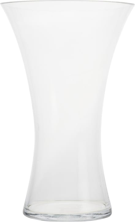 Trompet vaas glas transparant 15 x 24 cm - Transparante vazen van glas