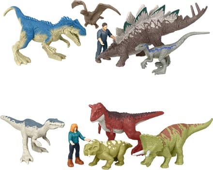 Jurassic World Mini figuren - 4 cm groot - 5 verschillende figuren