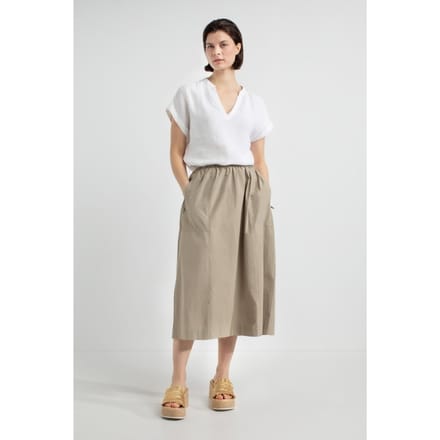 Josephine & Co Janna Skirt Light Olive Größe: 40 | Midiröcke Outlet | Damen | Grün