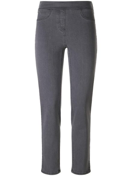 Enkellange jeans zonder sluiting Van Peter Hahn denim