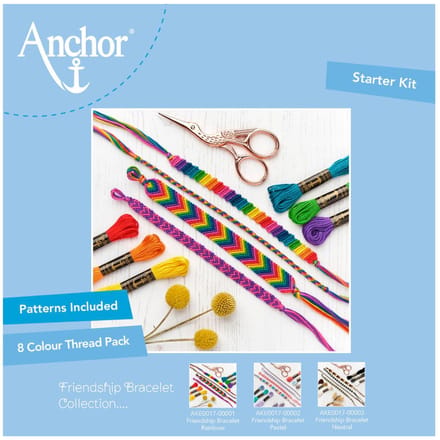 Anker Starter Kit "Vriendschapsbandjes Kit Regenboog"