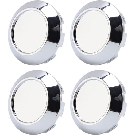 4 stuks Wielnaafdoppen Uitstekende Afdichting Exquise ABS Klik-op Wielnaafdoppen Afdekking 76mm Buitendiameter white