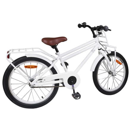 vidaXL - Kinderfiets - 18 - Inch - voor - 5-7 - jaar - oud - Wit