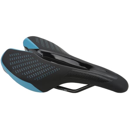 MTB Fiets Zadelkussen Fiets Zadelrail Hol Ademend Zacht Kussen met Achterlicht Blue