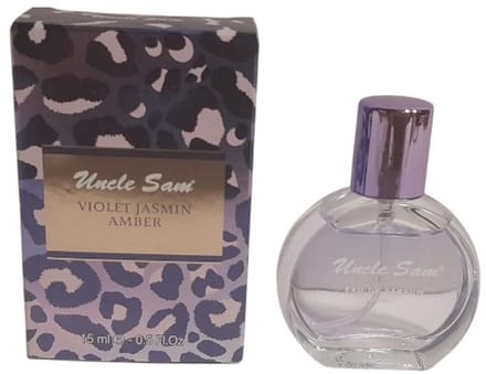 Uncle Sam Purple Ghost Violet Jasmijn Amber Eau de Parfum – Dames Parfum 15 ml