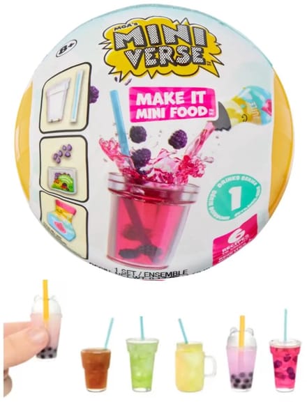 Miniverse Make It Mini Food Drinks - 1 exemplaar - Boba - Tea