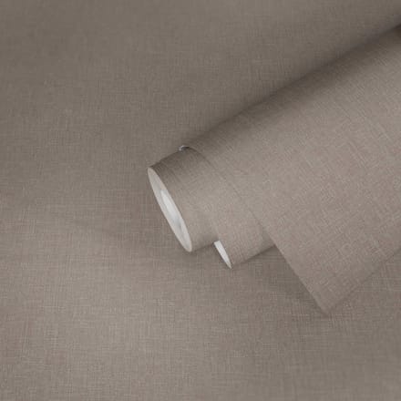 LINNENLOOK BEHANG | Landelijk - beige taupe - A.S. Création Metropolitan Stories