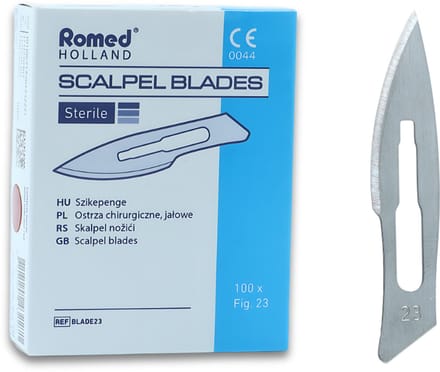 Romed scalpelmesjes nr. 23 steriel Romed