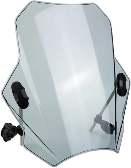 Motor Voorruit - Spoiler Accessoire - Wind Bescherming - Universeel Verstelbaar - 22-28MM - Transparant