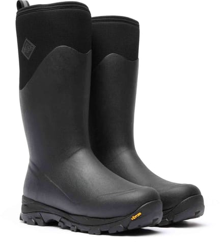 Muck Boot Arctisch ijs lang | Zwart - Regenlaarzen - Maat 48 -