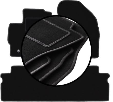 Set veloursmatten voor: Toyota Verso minivan (2009-2013)