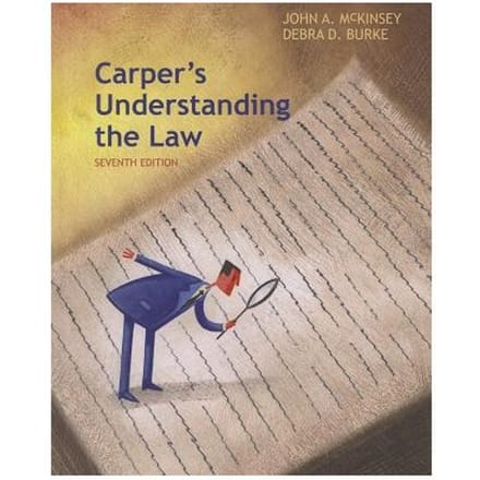 Carper's Understanding The Law - Mckinsey, John A.