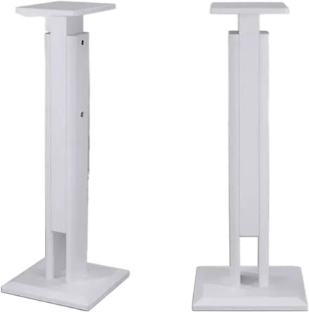 Luidsprekerstandaarden - Speaker steunen - Home audio - Massief houten constructie - 1 Paar - Zwart