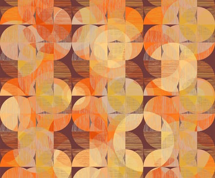 Fotobehang - Seventies Swing 300x250cm - Vliesbehang