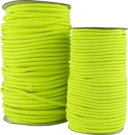 Procean Bungee Cord 4mm - geel per rol - 50 meter