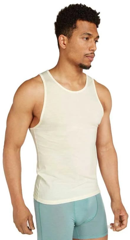 Icebreaker Merino 150 Anatomica Mouwloos Basislaag Wit 2XL Man