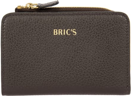 BRIC'S Leren portemonnee Gondola Mughetto Wallet Ebony donkerbruin