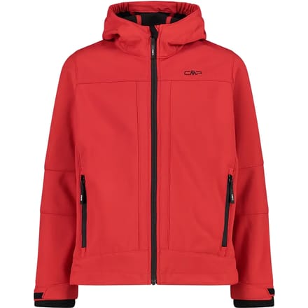 Cmp Fix Hood 3a00094 Softshelljack Rood 6 Years Kinderen