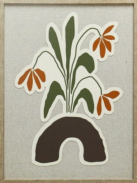 HomeBound by KY | Schilderij vaas met bloemen | schilderij