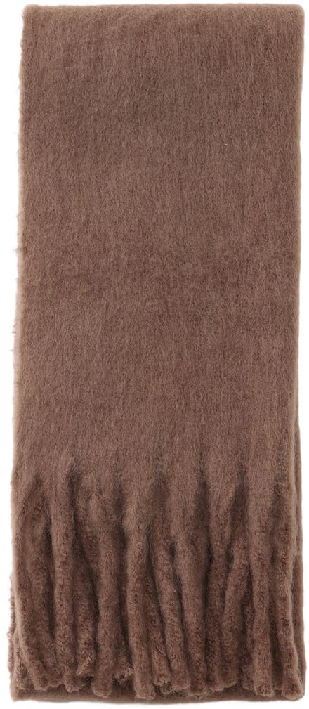 Emilie scarves - sjaal - wintersjaal - dames - bruin - basic - lang