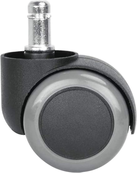 Bureaustoelwielen - Vloerbeschermers - Beschermt vloeren - Set van 5 - 50 mm - Grijs