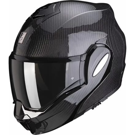 Scorpion Exo-Tech Evo Carbon Glossy - Systeemhelm - Maat L - Motorhelm - ECE 22-06 gekeurd