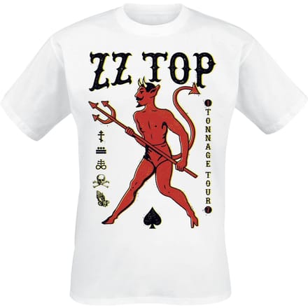 ZZ Top Tonnage Tour Heren T-shirt - wit - XXL
