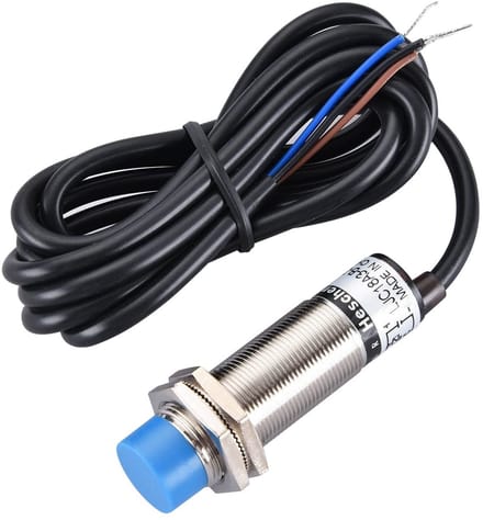 Allecto - Capacitive proximity sensor switch - normaal gesloten - 18mm montage gat - 10-30VDC - 200mA - Detectie van plastic en metaal - Geschi...