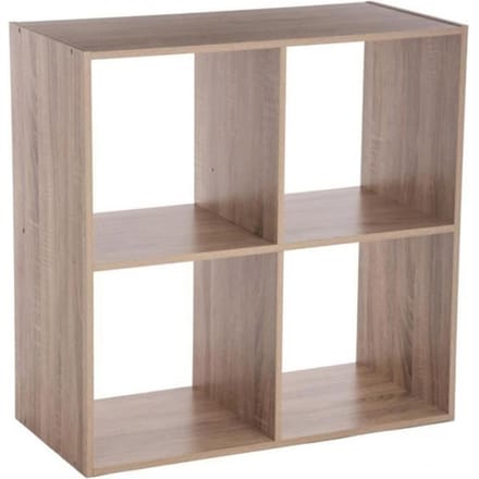 Eazy Living Boekenkast Vakkenkast 4 Vakken Philo Hout