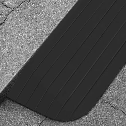 vidaXL - Drempelhulpen - 2 - st - 110x21x2,5 - cm - rubber