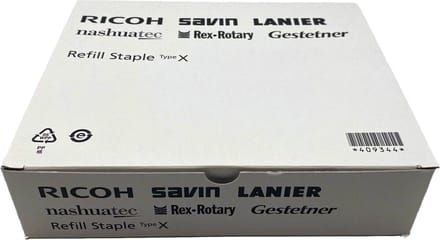 Ricoh - Refill Staple Type X - 5 x 5000 nietjes - 409344