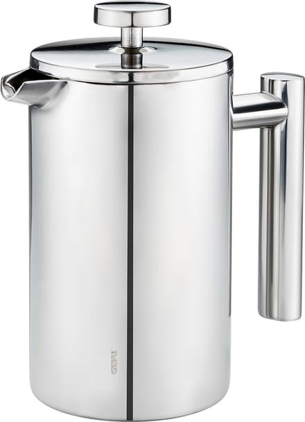 Cafetière/French Press, RVS, Dubbelwandig, 1 L, 20 jaar garantie - GEFU | GUSTAVO