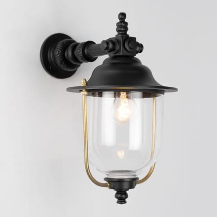 KS Verlichting Lindau Muurlamp Hang Zwart