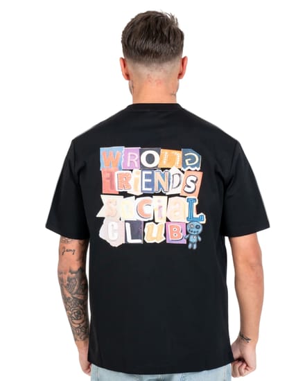 SOCIAL CLUB T-SHIRT - BLACK L